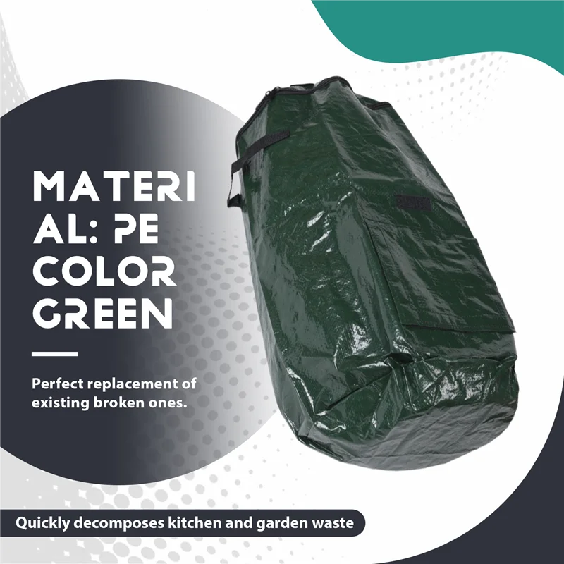 

MAKE-Collapsible Compost Bin,Yard Waste Bag, Reusable Heavy Duty Garden Leaf Waste Bag Yard Compost Bin Composting Fruit