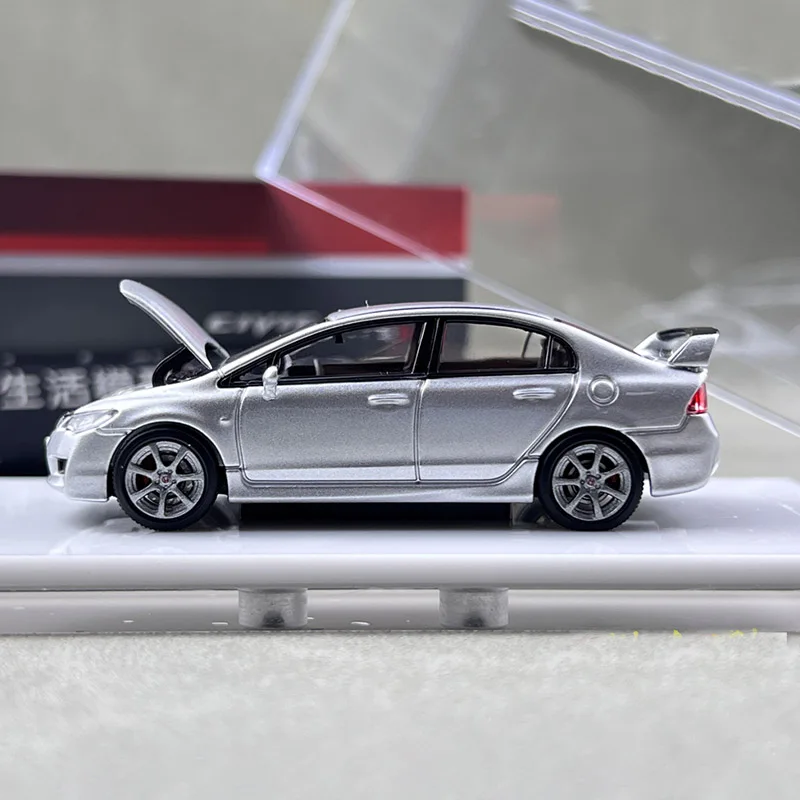 Diecast Originele Schaal 1:64 Civic Type R FD2 Simulatie Legering Model Auto Ornament Statische Display Collectible Toy Gift Souvenir