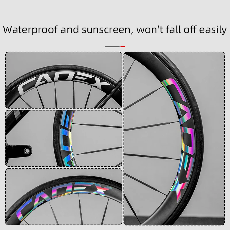 

For GIANT CADEX MAX 40 Stickers and Protective Film Waterproof Scratch Resistant Bike Wheel Accessories