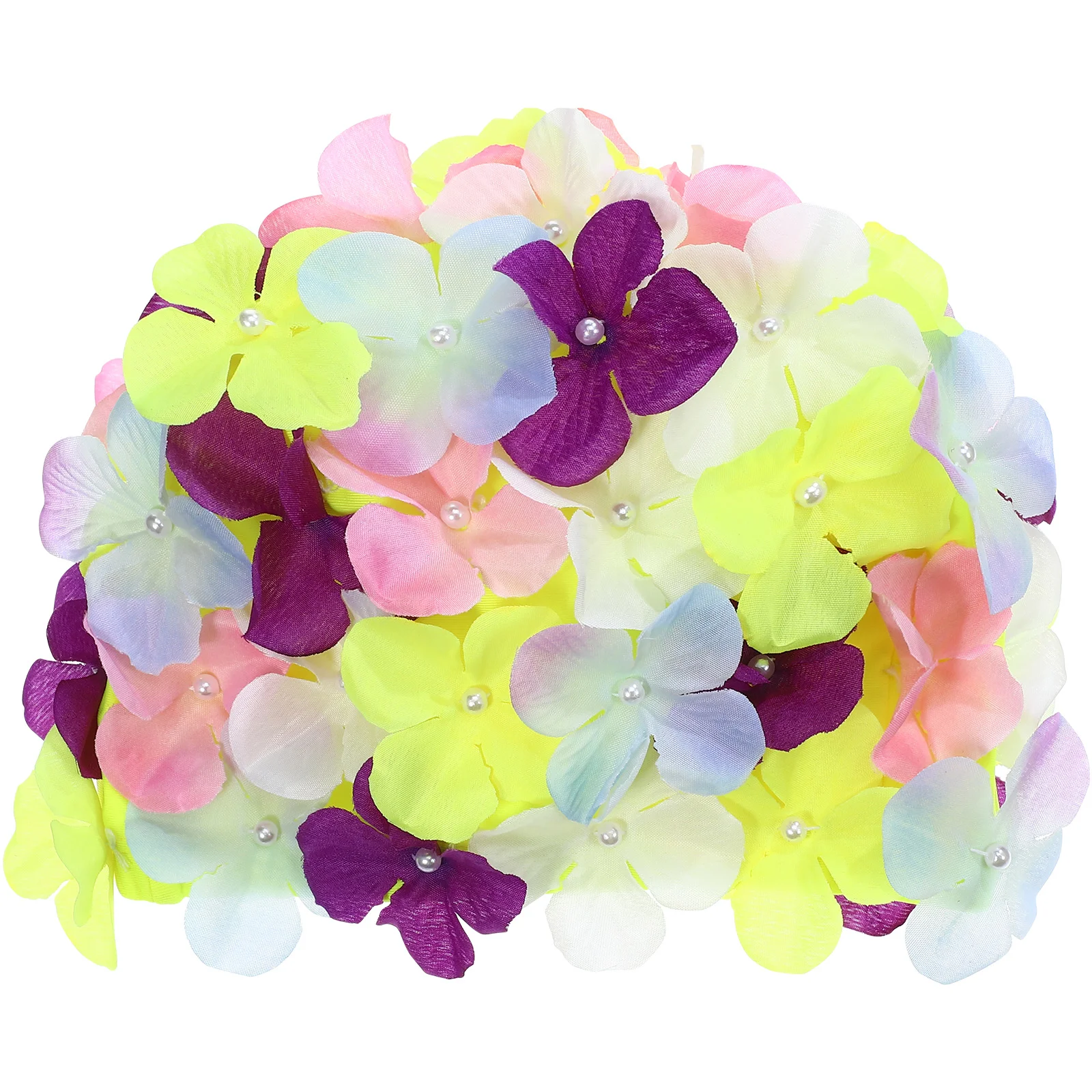 

Three- Dimensional Flower Swimming Cap Bandanas for Women Hair Bonnet Hat Caps The Flowers Man