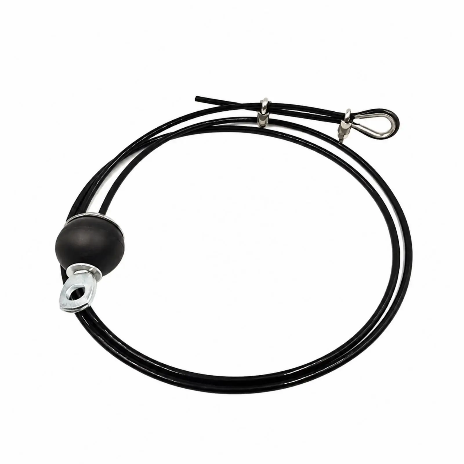 Steel Adjustable Pulley Cable for Gym Machine with Cable Clamp Metal Clip and Wrench for Strength Equipment