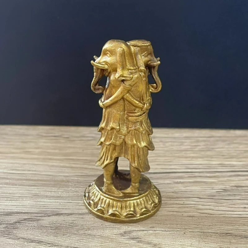 Embrace The Elephant Joy God of Wealth Exquisite Study Living Room Desktop Ornaments Fashion Home