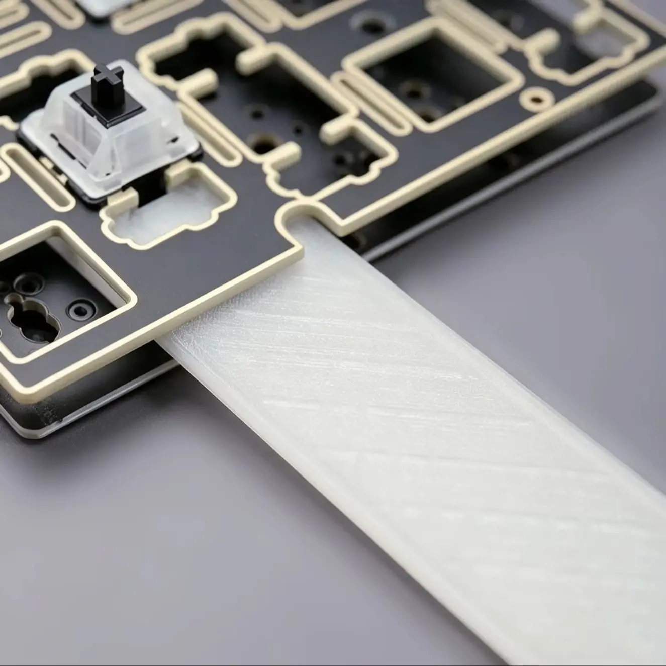 Keebox Mechanical Keyboard Plate Fork Soft Plate Seperate Supporting Fork PCB Seperator Keyboard DIY Kit