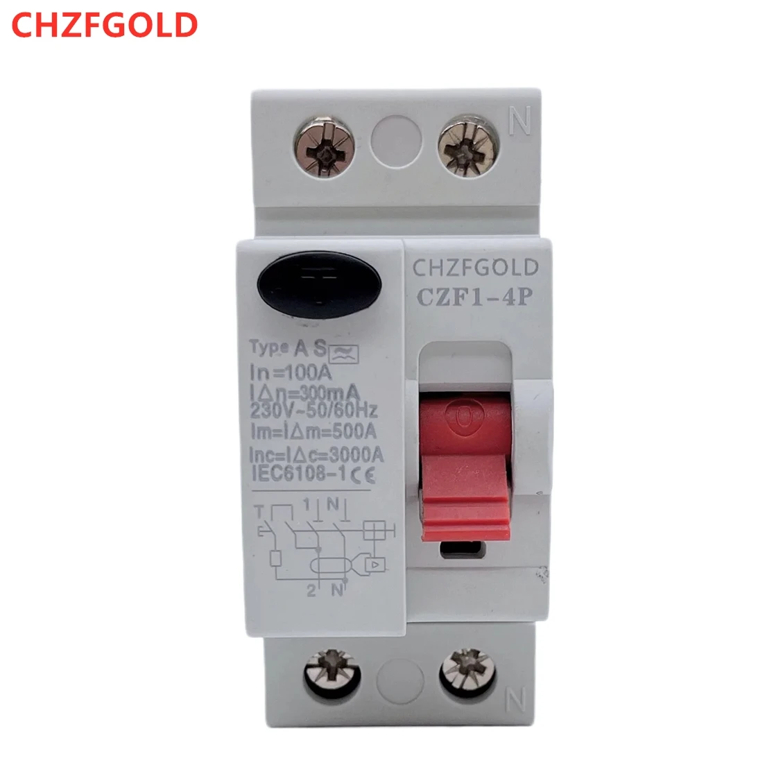 High quality RCD RCCB B type earth leakage residual current circuit breaker Evse 2P 4P AC 40a 63a 100a 30ma EKL6-100B 10KA 220V