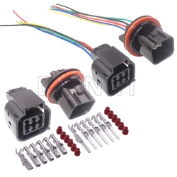 1 Set 6 Way Auto Waterdichte Connectoren Voor Hyundai Kia MG643866-5 Mg 643866-5 Auto Koplamp Bedrading Kabel Socket