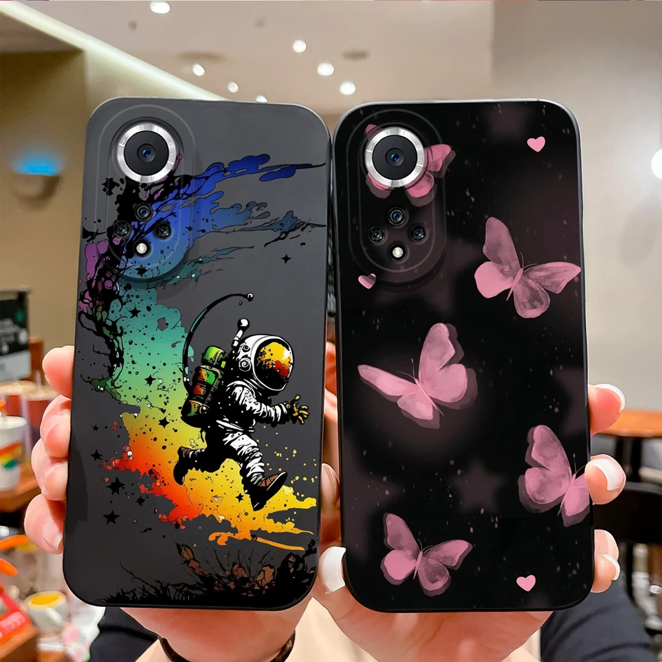 Popular Coque For Huawei Honor 50 50Pro Case Cute Cat Dog Phone Cases Shockproof Soft Back Cover For Honor50 Pro Huawei50 Funda