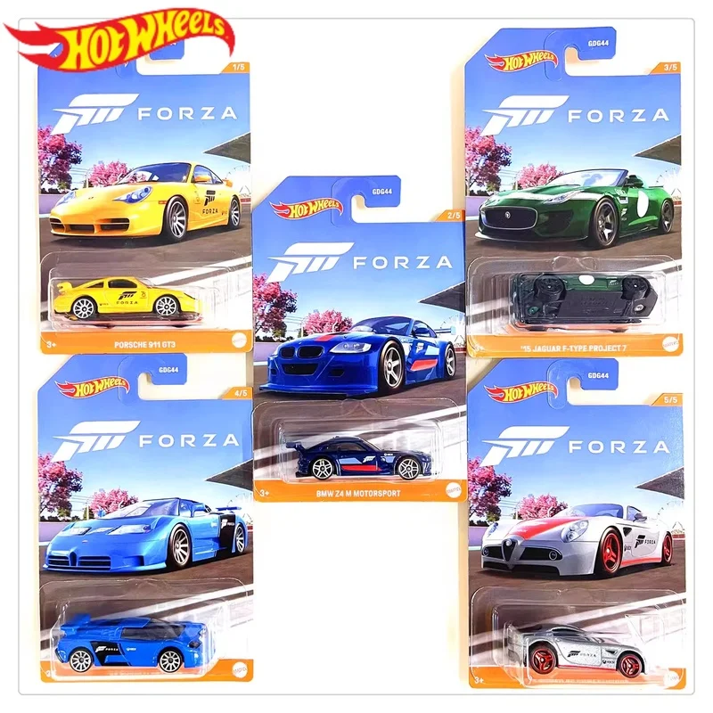 

Hot Wheels Car Forza Bmw Z4 M Motorsport Alfa Romeo 8c Competizione 1/64 Metal Die-Cast Model Collection Toy Vehicles Gdg44 Gift
