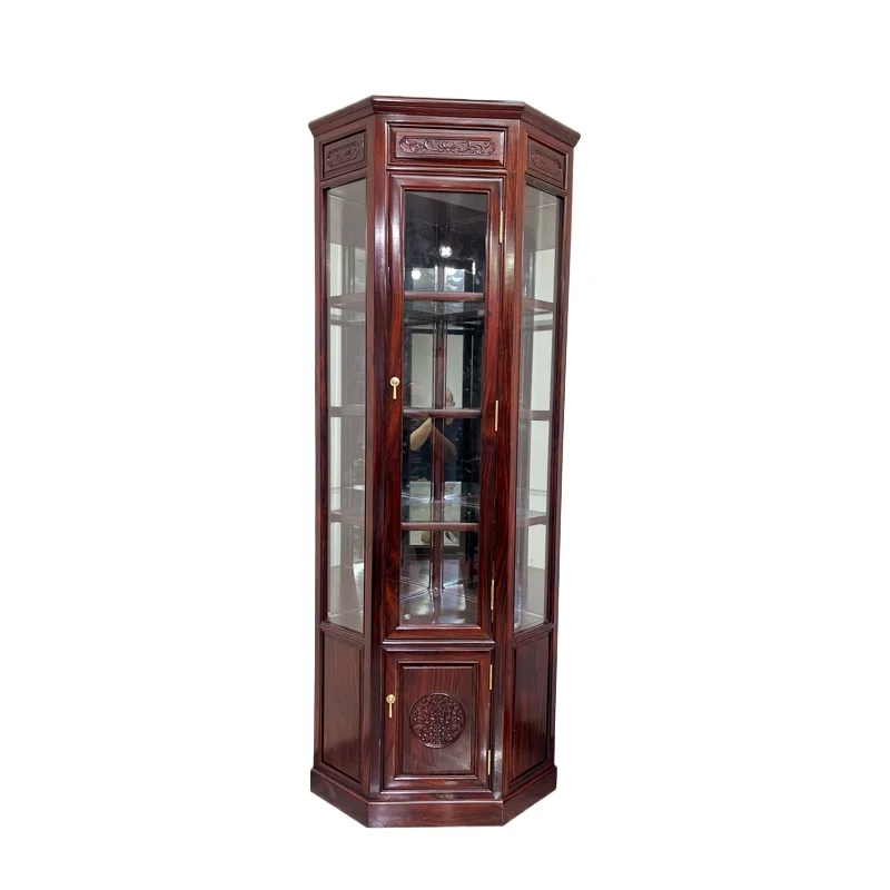 

Corner Cabinet National Standard Mahogany Broadleaved Dalbergia Wine Corner Wall Corner