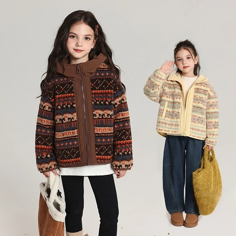 Girl Thick Coat Girl Winter Coats boy Outfit Top Winter Clothes for Girls Kids Jackets for Boys Jacket Куртка Для Девочки 2026
