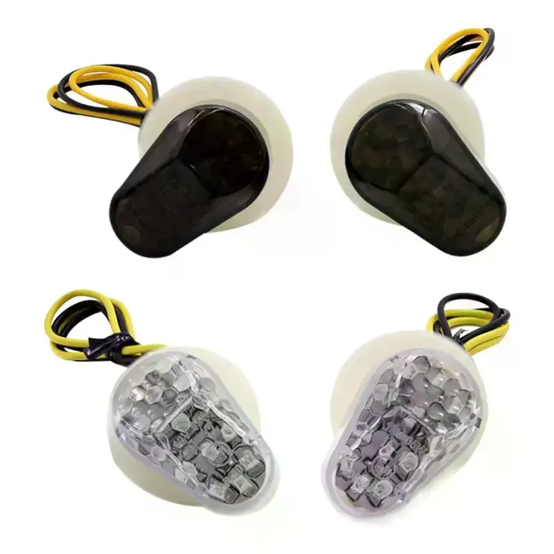 2pcs Motorcycle Turn Signals LED Indicator Flashing Photoflash Lights Bulb Motor For YZF R1 R6 R6S R3 FZ1 FZ6 FZ8 FAZ6R