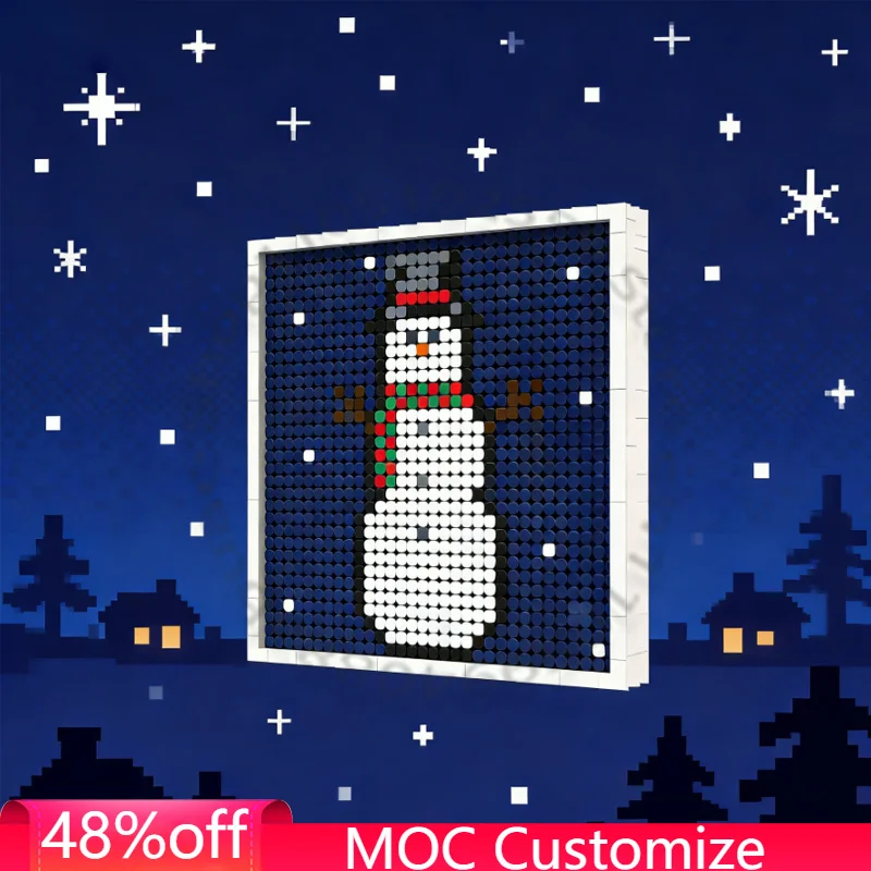 

1143 PCS Cupid Arrow Day 6- Christmas Cookie MOC Kit (Dots Advent Calendar Series) MOC Customize Modular DIY Festival Toy Gift