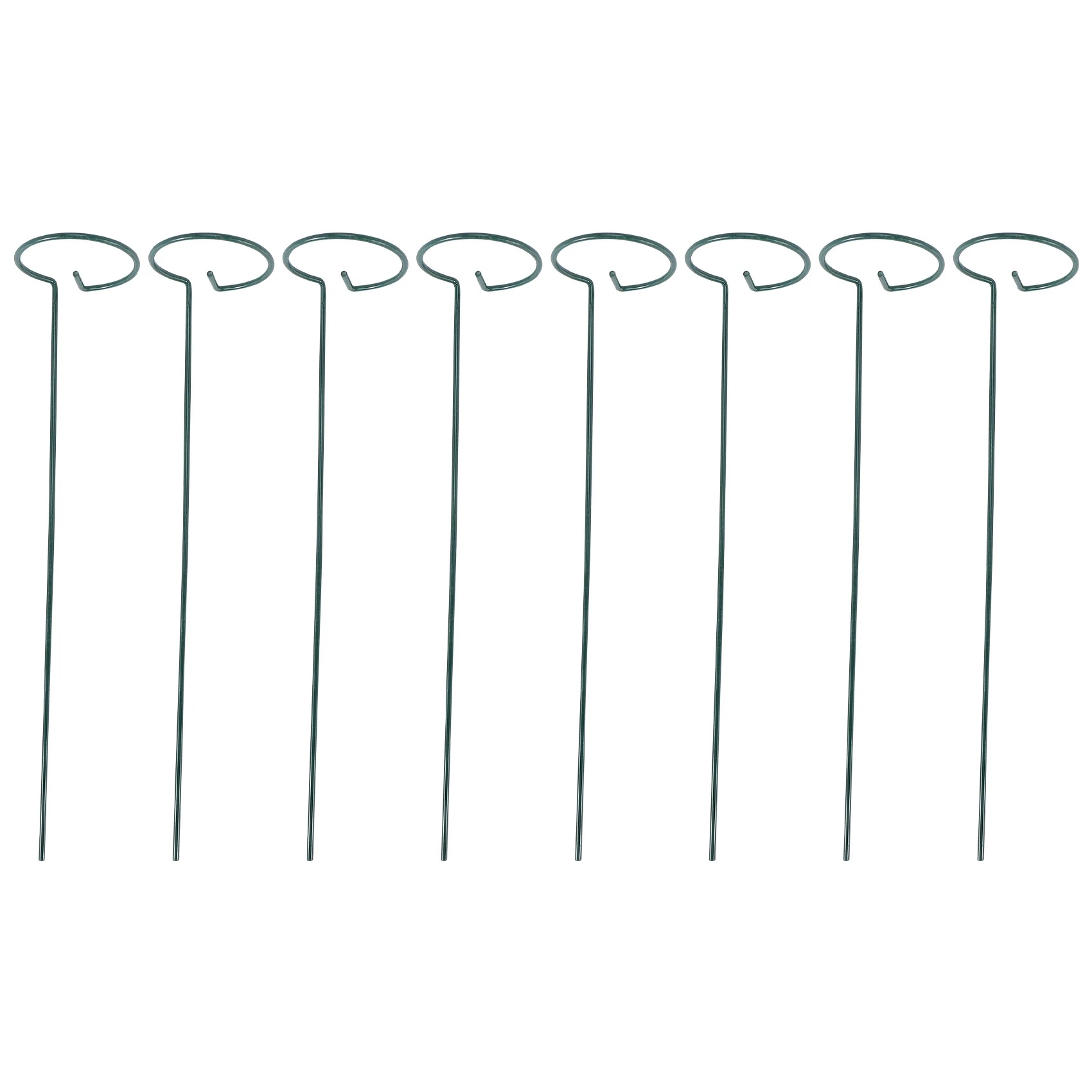 

8PCS Beautiful Plant Support Stand Flowers Support Ring Metal Plant Support Stakes Bonsai Support Backyard Garden Tool