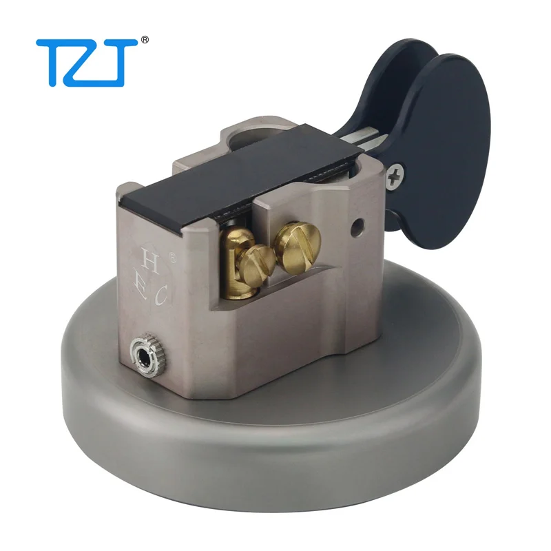 TZT YZ-19 Double Short-paddle Type Automatic CW Key Shortwave Radio Magnetic CW key with 3.5mm Interface