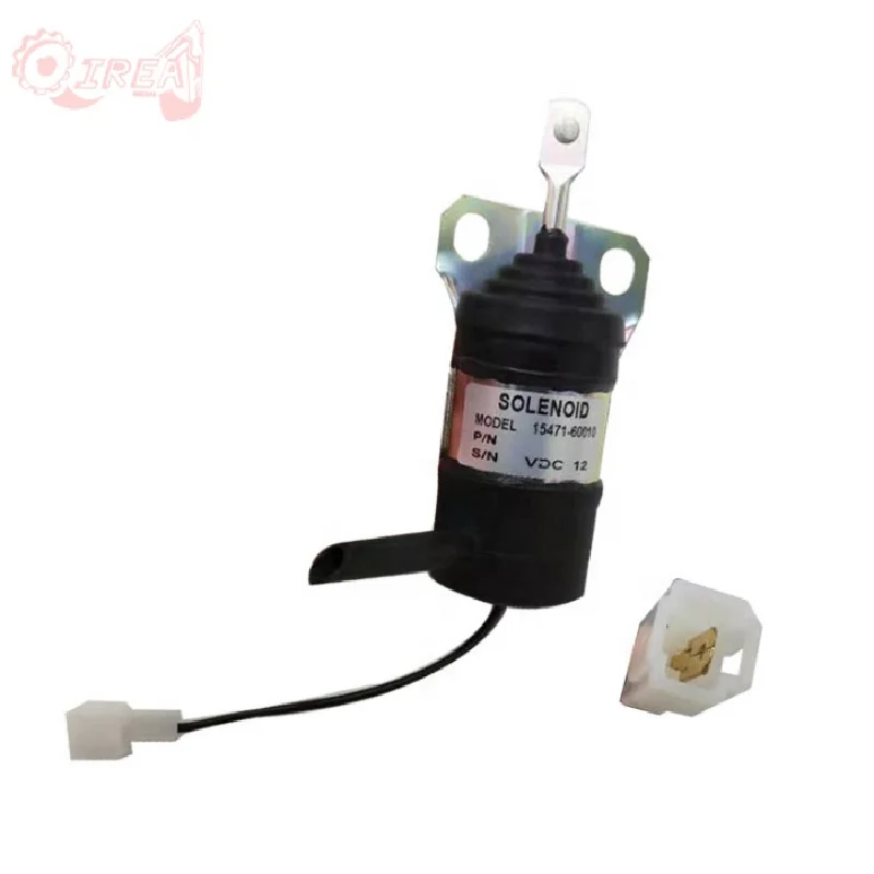 For Excavator KX161-2 KX101 KX151 Electric Parts Diesel Engine Fuel Stop Solenoid 15471-60010