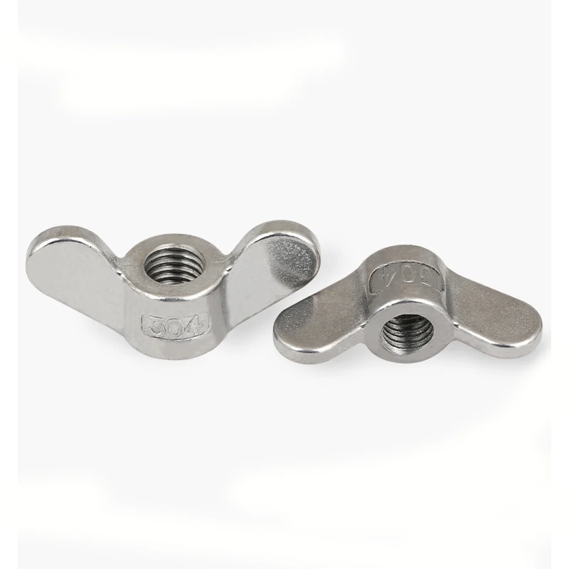 Butterfly Wing Nuts M3 M4 M5 M6 M8 M10 M12 Stainless Steel Wing Nuts Zinc Plated Hand Tighten Nut DIN315