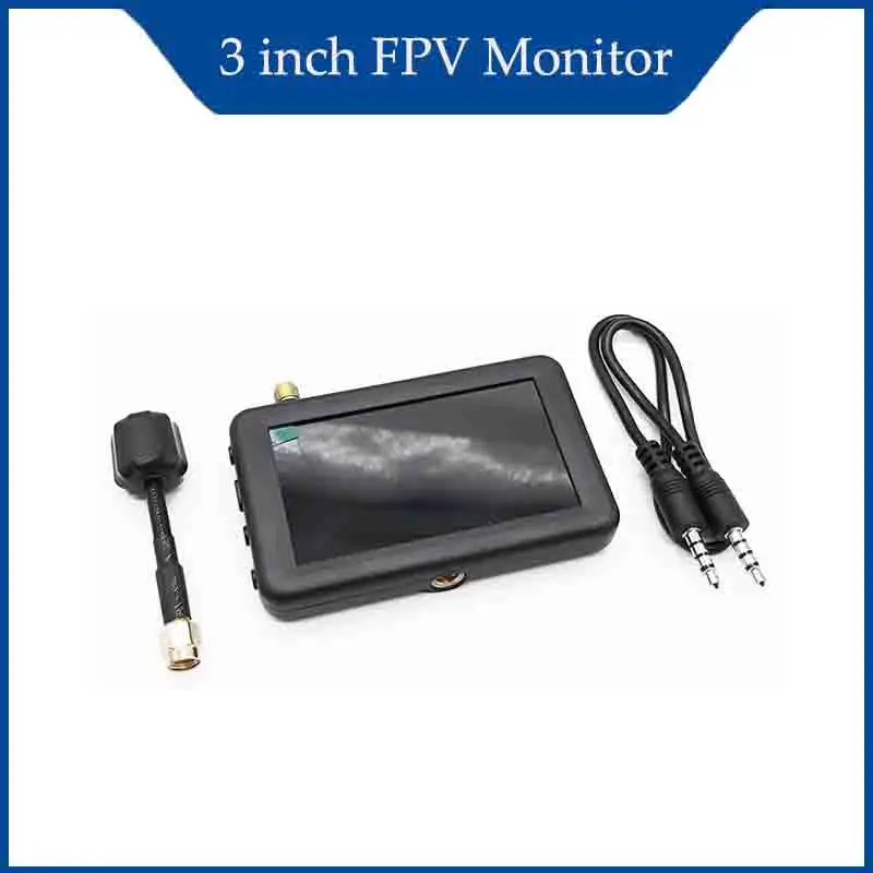 

Micro 5.8G 40CH 3 Inch LCD 480x320 Auto Search FPV Monitor Build-in Battery For RC Multicopter FPV Drone RC Part