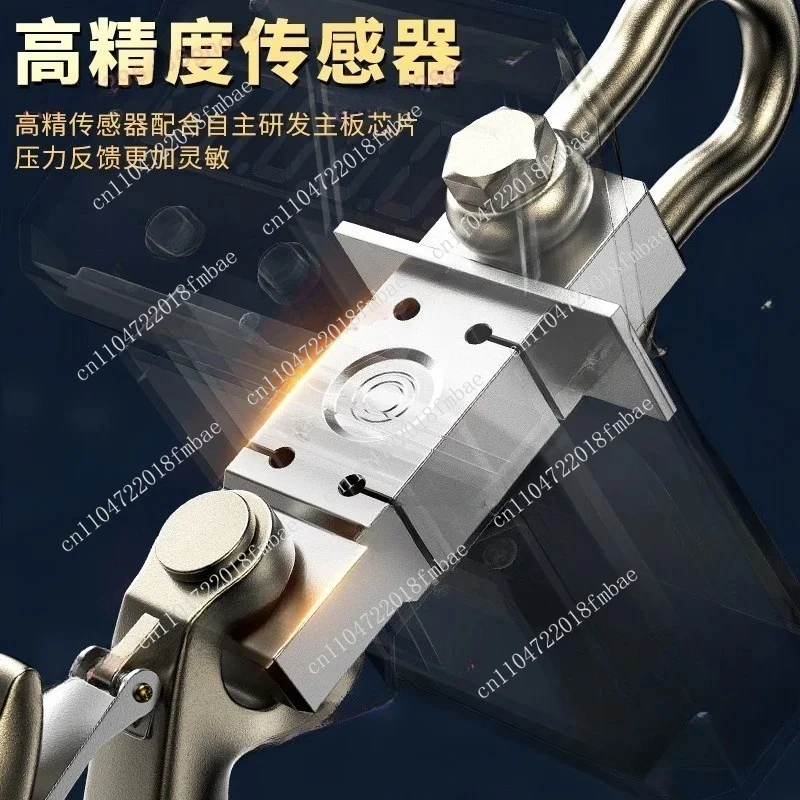 Digital Crane 5T Wireless Remote Control Portable Hanging Scale Industrial Weighing Aluminum Shell LCD Display