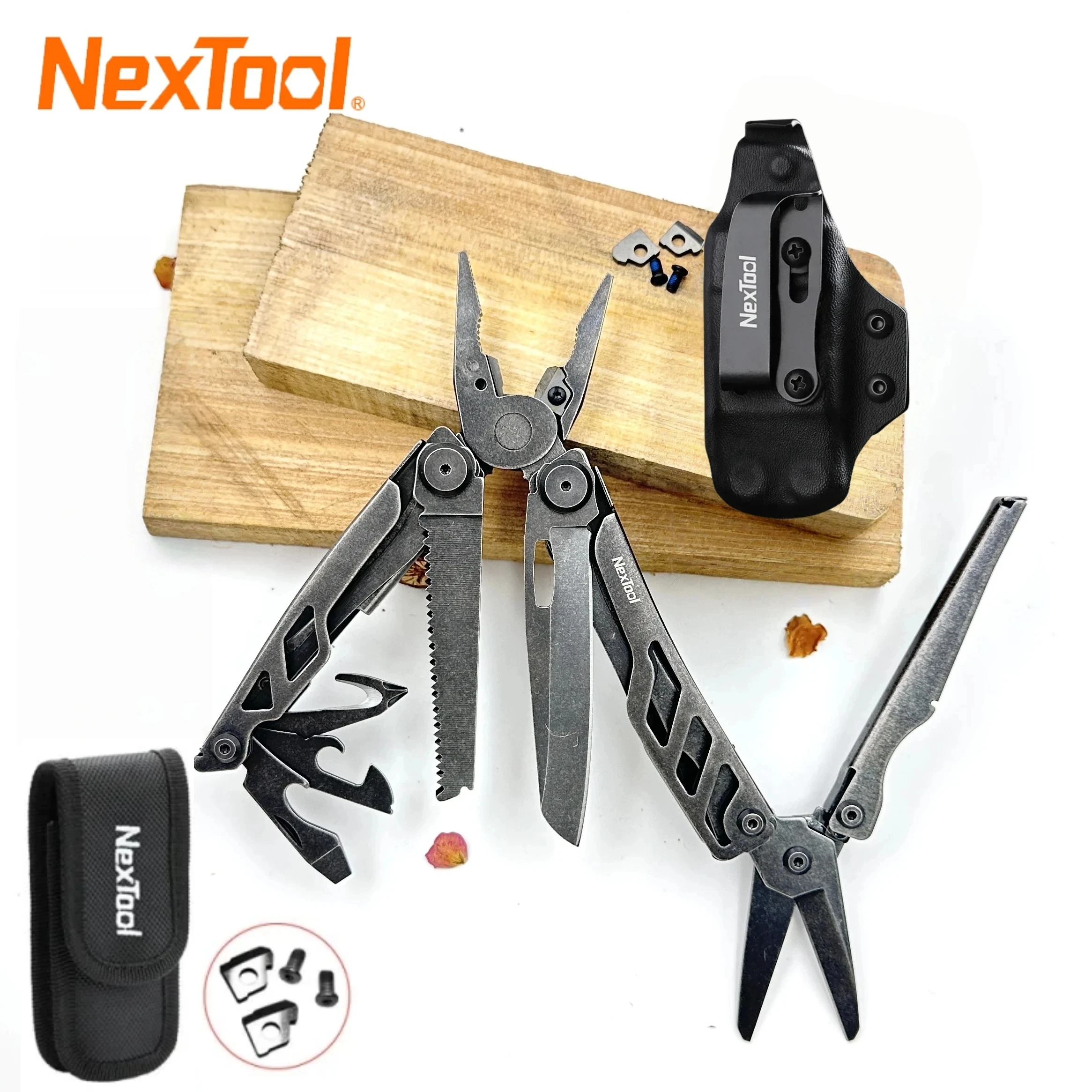 

NexTool 16-IN-1 Multitool Pliers Folding Pocket Knife EDC Multifunctional Pliers Camping Outdoor Portable Tool - Grey