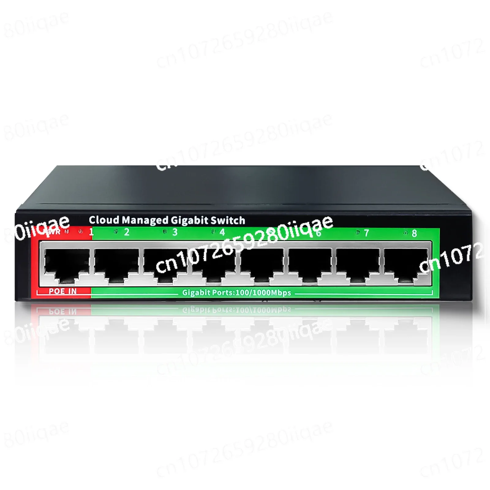 OEM/ODM managed 8-port full Gigabit Ethernet switch L2 network switch IEEE 802.3 AF/AT managed network switch