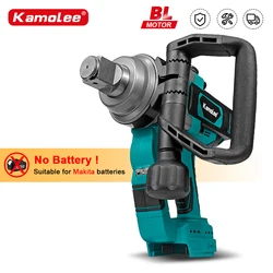 Kamolee 5000 N.M Torque 1 Inch Brushless Electric Impact Wrench Lithium-Ion Battery For Makita 18V Battery