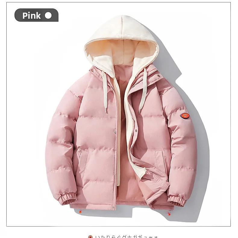 

Thiened Хлопковое мужское уличное зимнее пальто ветрозащитное теплое с капюшоном объемное осенне-зимнее новое повседневное пальто