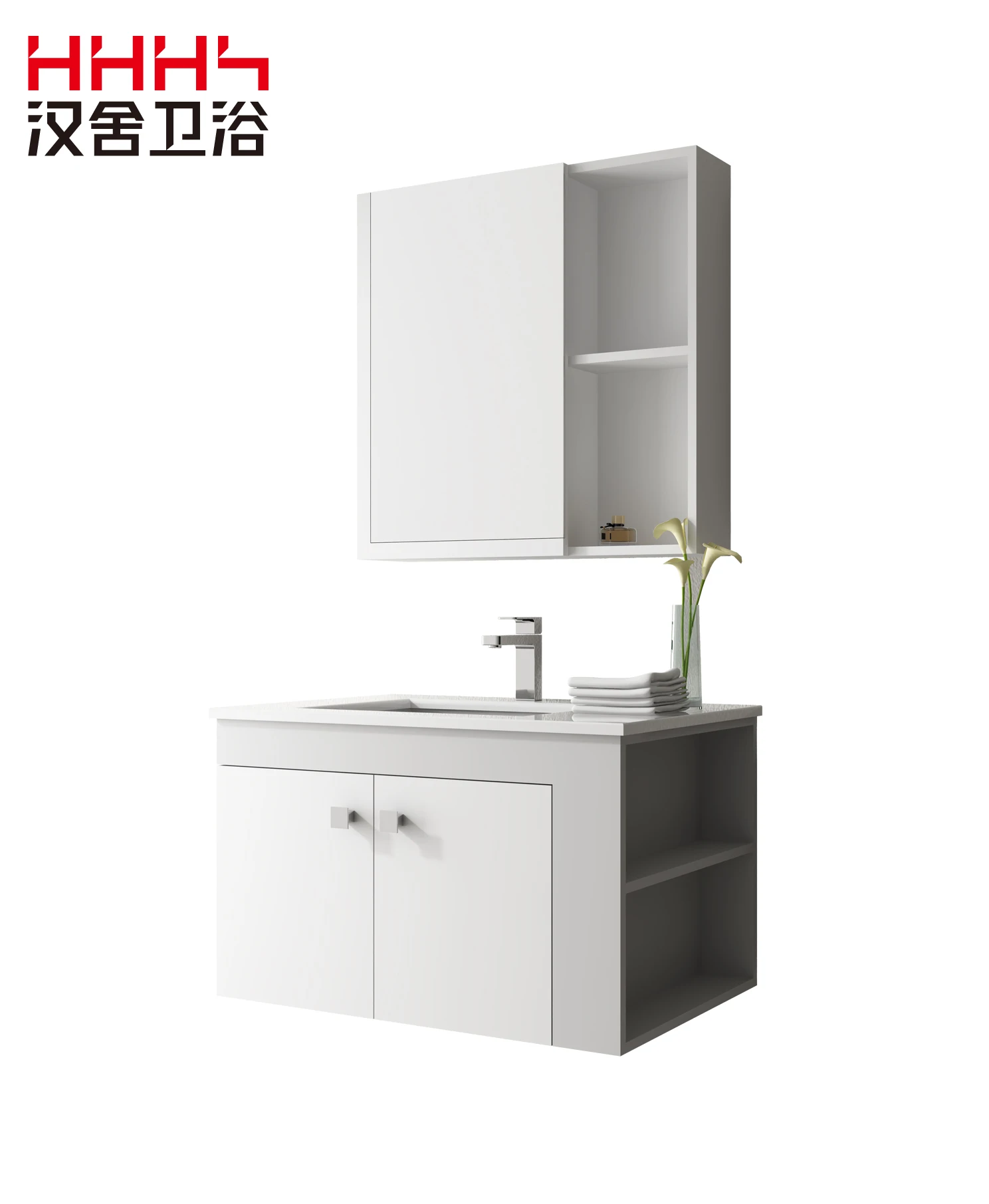 Simple wall-mounted cabinet basin  cabinet combination HMG4215G1