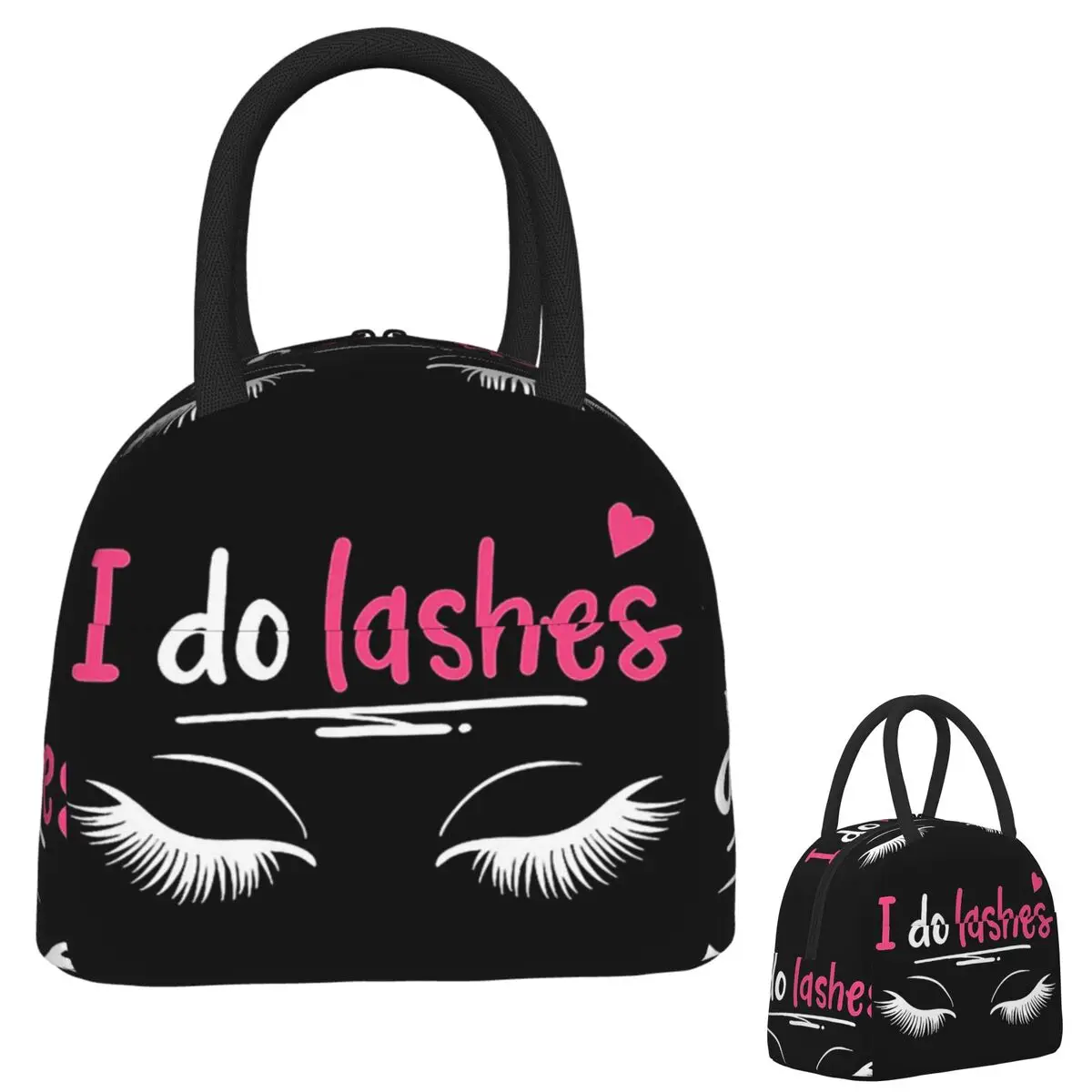 

Ресницы, ресницы, косметика, сумки для обеда, изолированная коробка для бенто, портативная сумка для обеда, герметичные сумки для пикника, сумка-холодильник