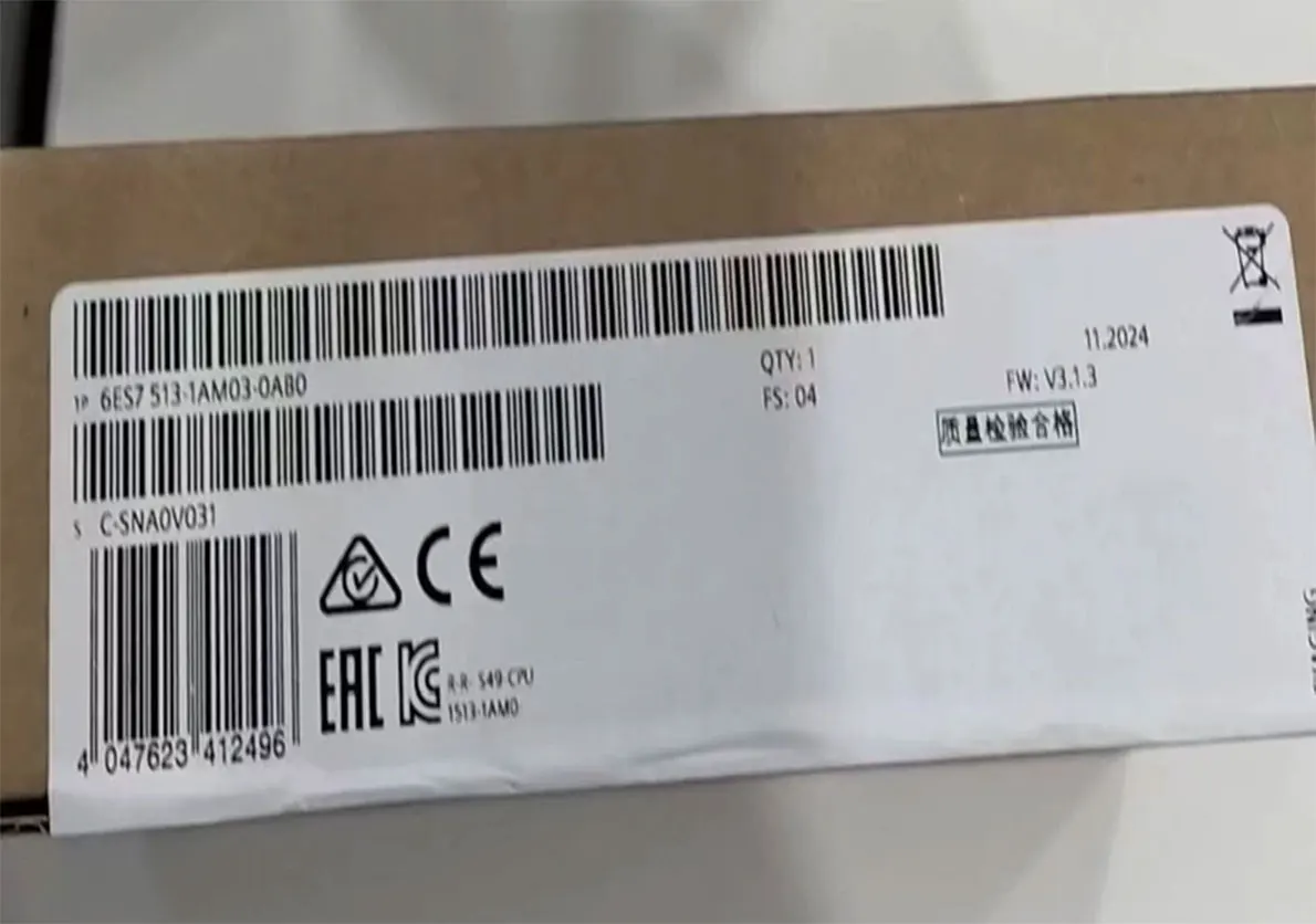 Brand New 6ES7513-1AM03-0AB0 6ES7513-1FM03-0AB0 6ES7513-1RM03-0AB0  One Year Warranty ​