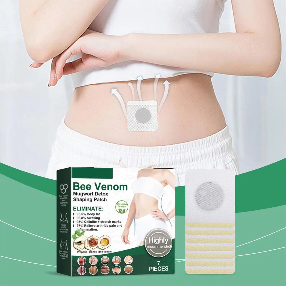 7pcs Mugwort Detoxification Slimming Patch Tighten The Skin And Easily Lose Weight New