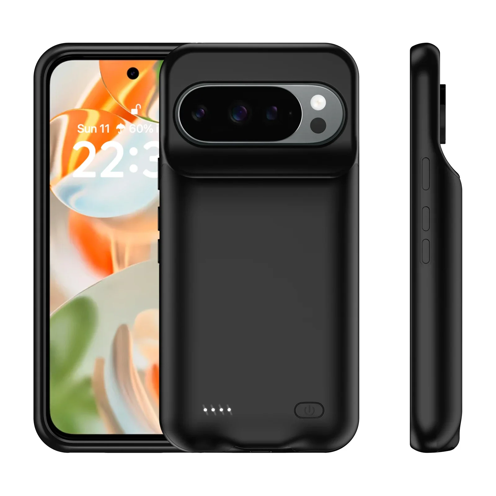 for Google Pixel 9 10 Pro XL 9A Smart Battery Charger Case power bank External Battery Charging Cover batterie externe funda