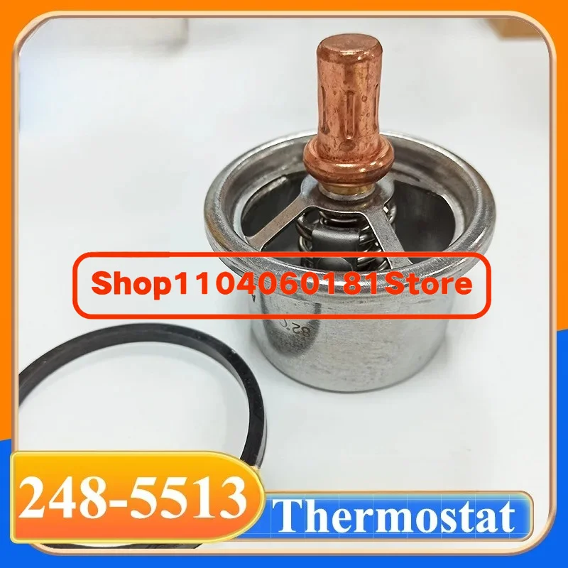 Engine Coolant Cooling Thermostat 248-5513 2485513 for Loaders and Tractors AD55 E330 330L