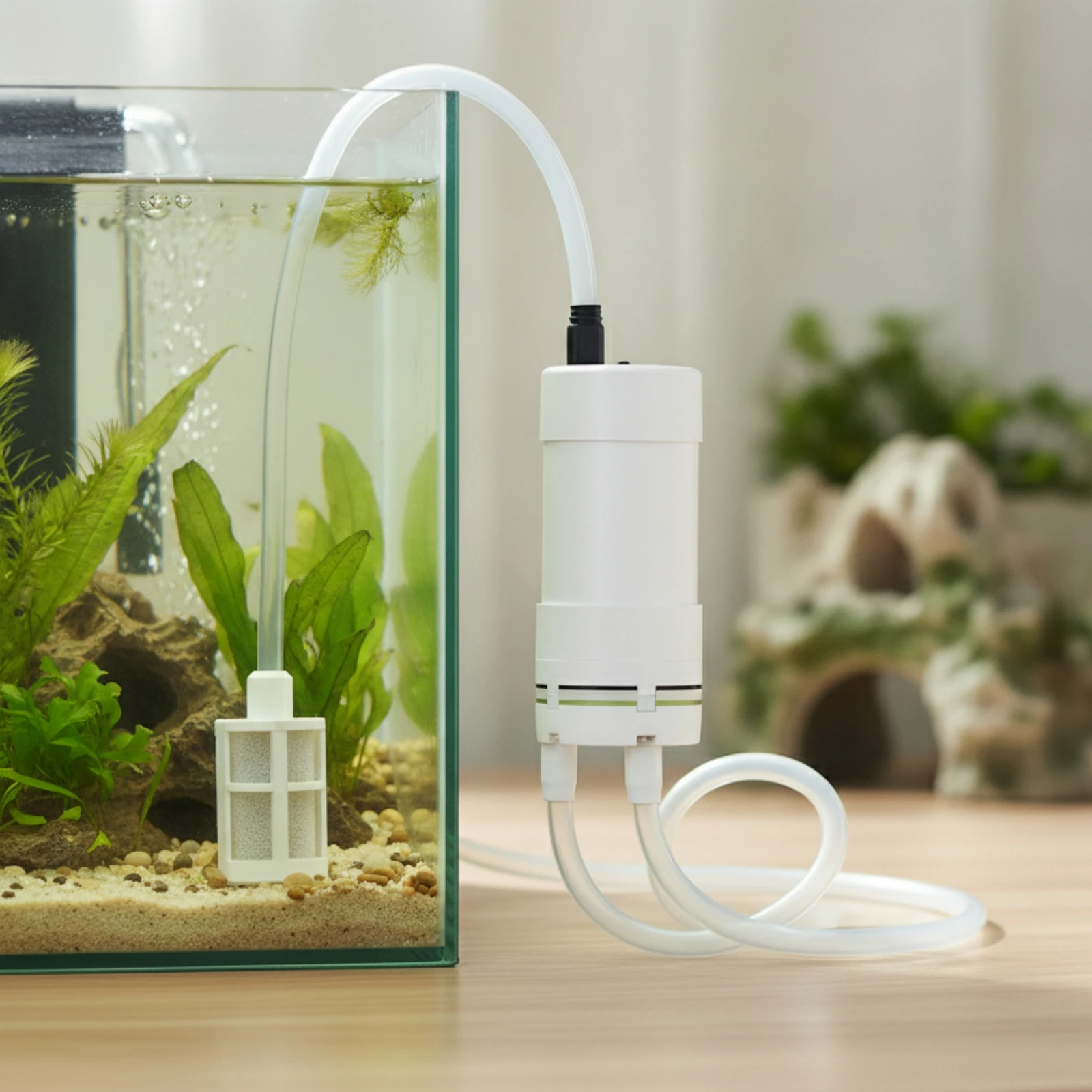 Self Priming USB Water Pump 5V2A Utility Pump with Hose for Small Workshop Tasks