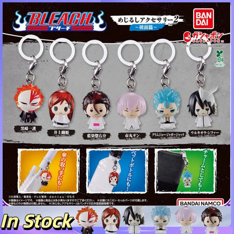 Bandai Bleach: Colgante Gashapon de Personajes de Bleach - Kurosaki Ichigo, Inoue Orihime - Colgante Periférico de Personajes