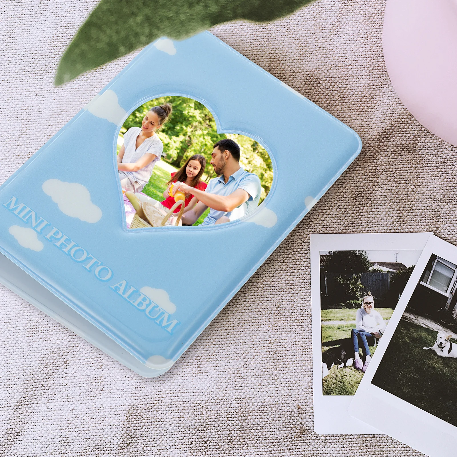 

Mini Photo Small Heart Hollow Design Portable Picture Storage For Couples Gift Decoration Album Photo Album Gift