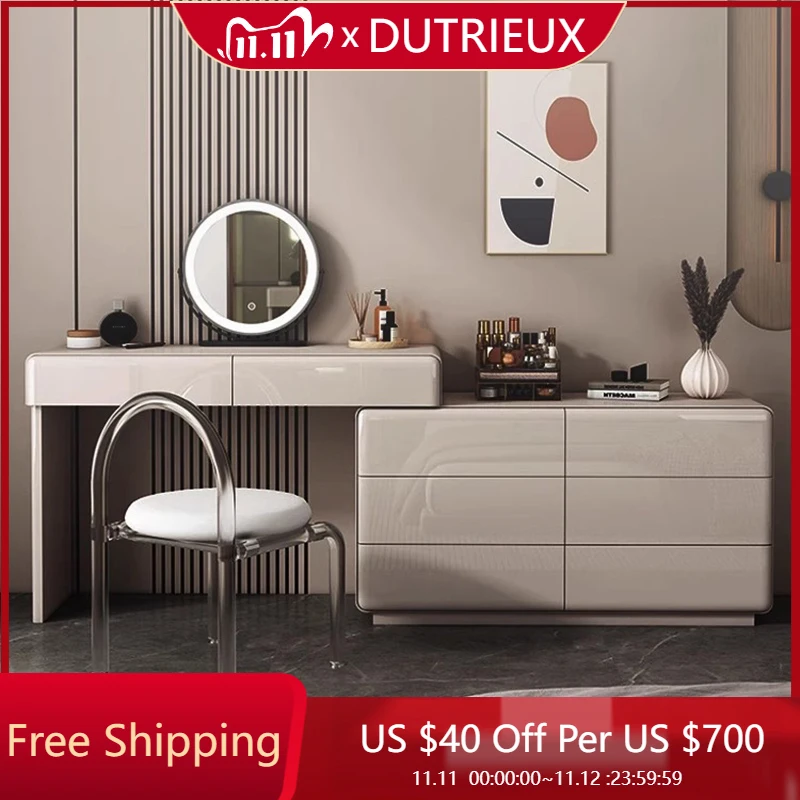 

Шкаф для спальни Туалетный столик Современные прикроватные тумбочки Туалетный столик для учебы Косметика Дерево Дешевые Penteadeira Постмодернистская мебель