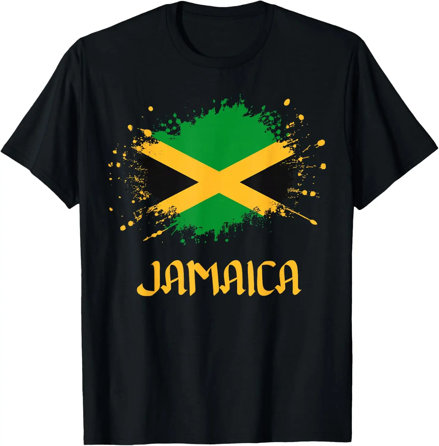 Jamaica Flag Jamaican Graphic Men And Women Kids T-Shirt Unisex Fashion Printed T‑Shirt for Men Women, 100% Cotton Crew Neck Soft Lightweight Anti‑Pilling Tees,fashion printed t‑shirt, unisex graphic tee, , casual gift t‑shirt