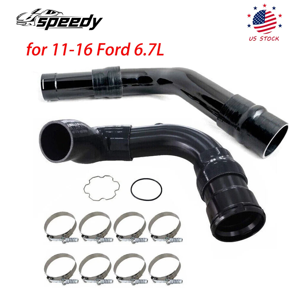 

Комплекты трубок газопровода интеркулера с горячей и холодной стороны для Ford 6.7L Powerstroke Diesel 11-16 IP-1004-BK