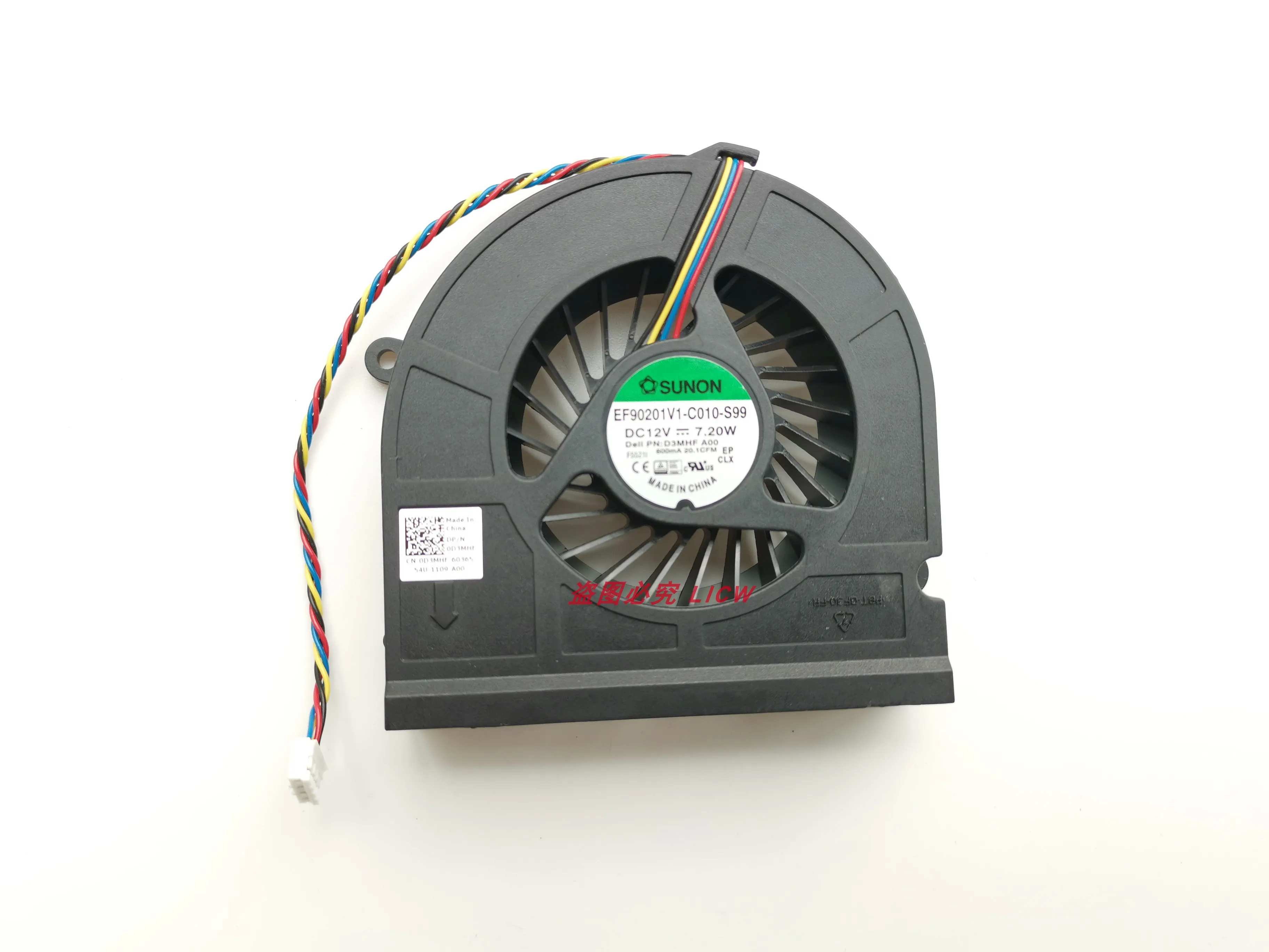 NEW FAN FOR DELL One 2020 cooling fan CPU EF90201V1-C010-S99 BUB0812DD-BJ3F D3MHF 0D3MHF fan