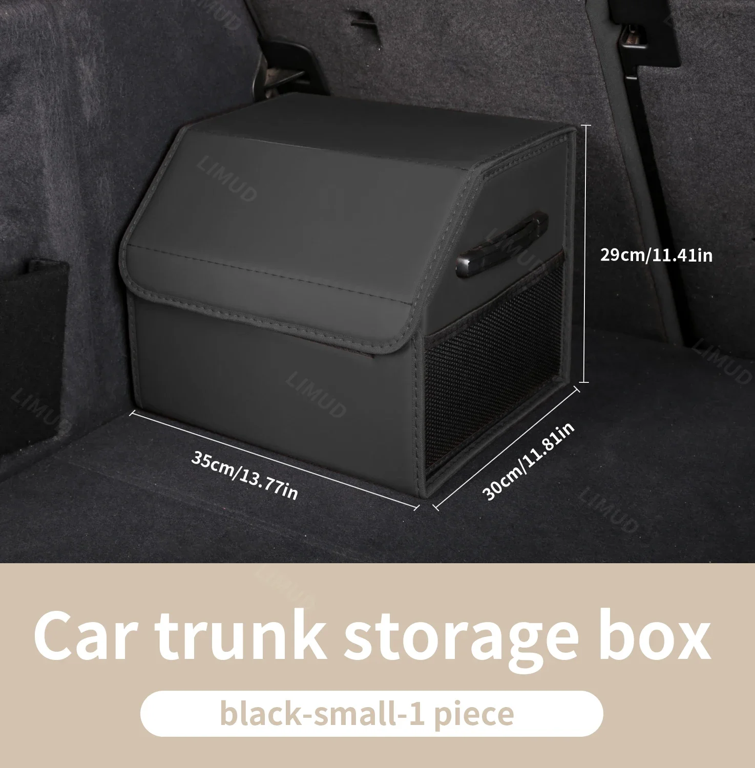 LIMUD Larger Car Trunk Organizer Leather for WEY 05	07 300Coffee 01 WEY 03 80 Coffee 02 Stowing Tidying Car Interior Storage