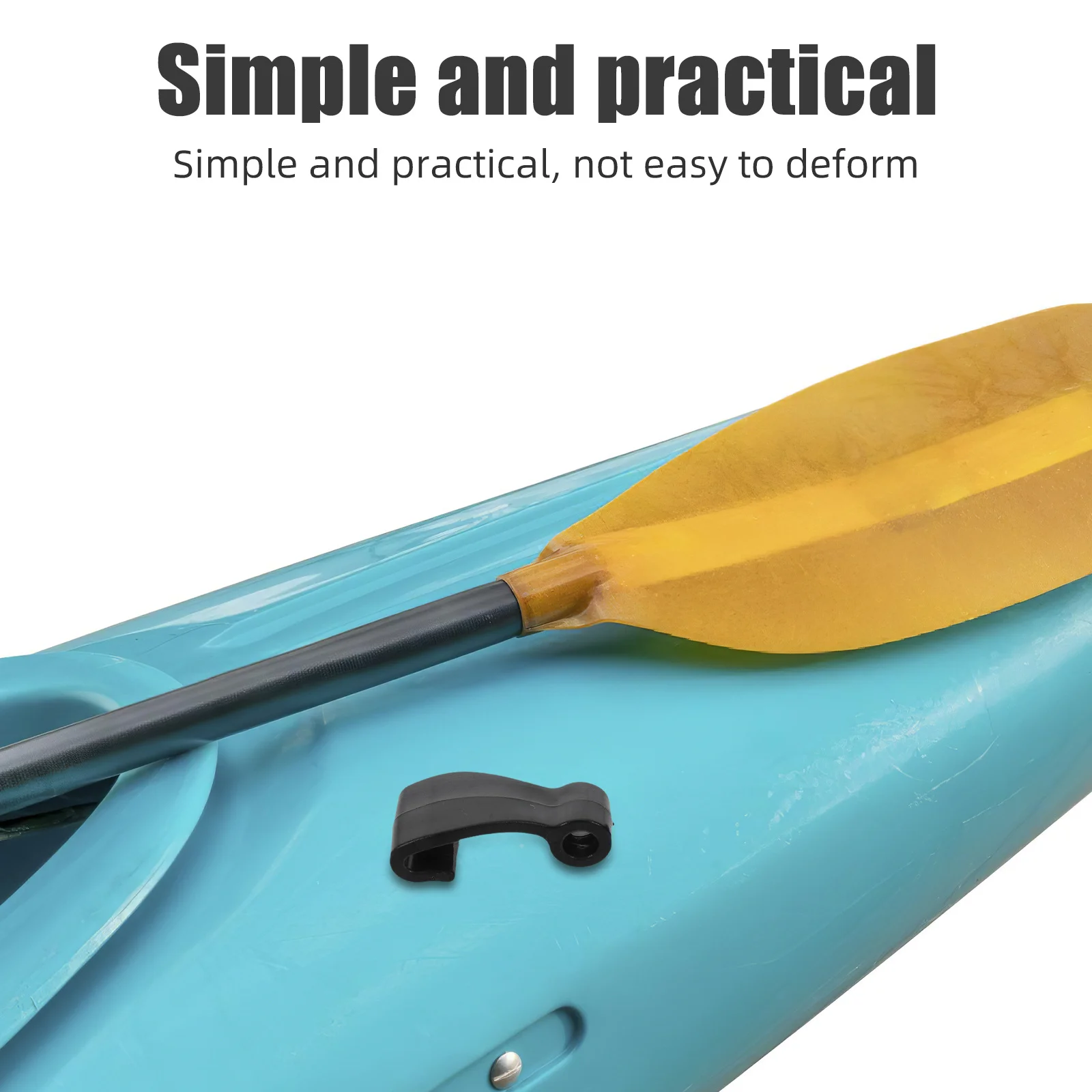 6 Buah Kait J Kayak Plastik Klip Pengikat Kano Paddle Board Pengait Pengikat Bungee untuk Aksesori Kayak Perahu Air Luar Ruangan