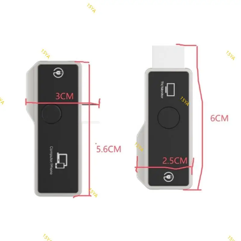 

15YA Portable Wireless Transmitters Receiver Set для декодирования 4K и выхода 1080p