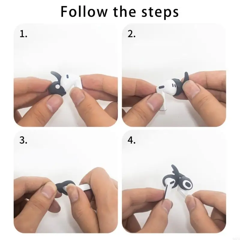 Q6PA Silicone TIPUD TIPS TIPS TOMPION cho Buds 3 nghe với sự cô lập tiếng ồn