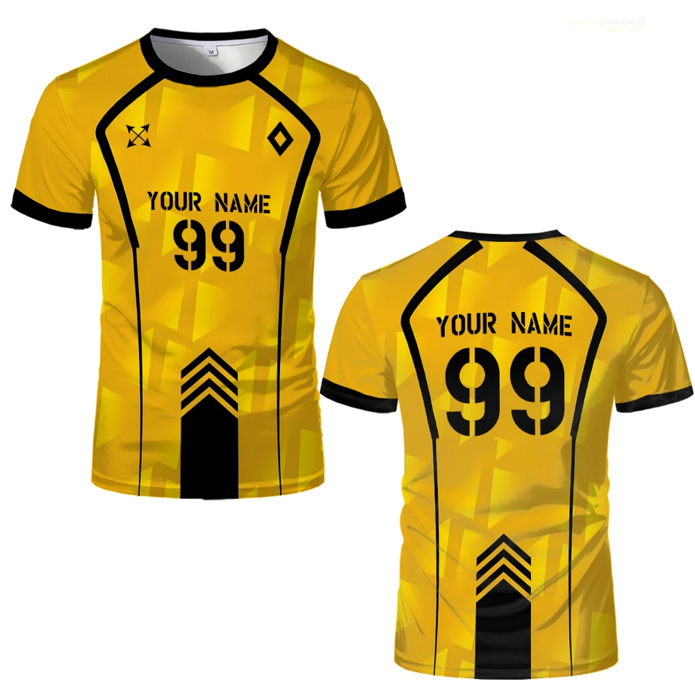 الصيف الرجال مخصص خمسة الجانب قمصان كرة القدم قمصان رياضية زي تنفس التجفيف السريع س الرقبة قصيرة الأكمام تيز