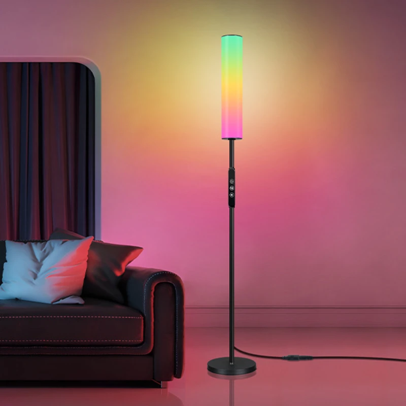 

Floor lamp RGB indoor wall corner lamp esports atmosphere lamp Living room bedroom Dazzling colors RGBIC floor light