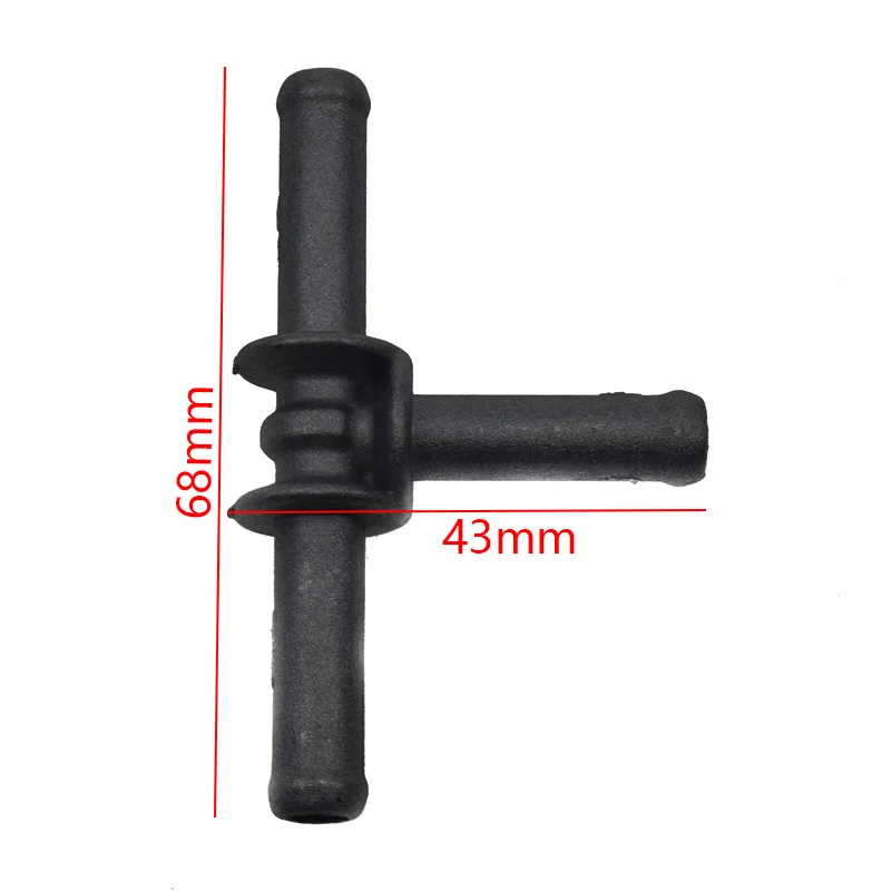 N90693001 1PCS T-28 Suitable for Volkswagen Golf/Audi A3 A6 automobile coolant T-joint hose connector three-way connecting pipe