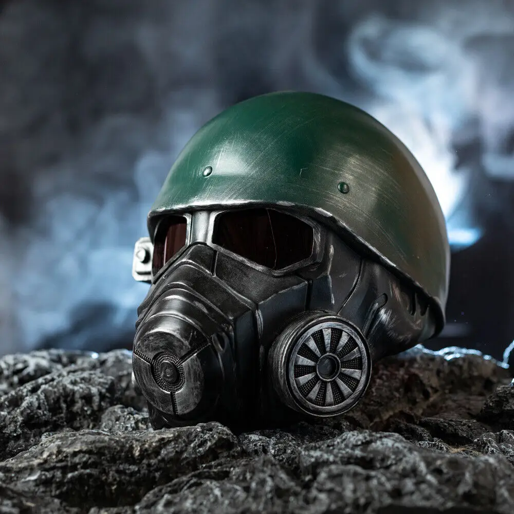 Xcoser Game Fallout 4 NCR Veteran Ranger Armor Helmet Padded Cosplay Mask Resin for Adults Halloween - view 2