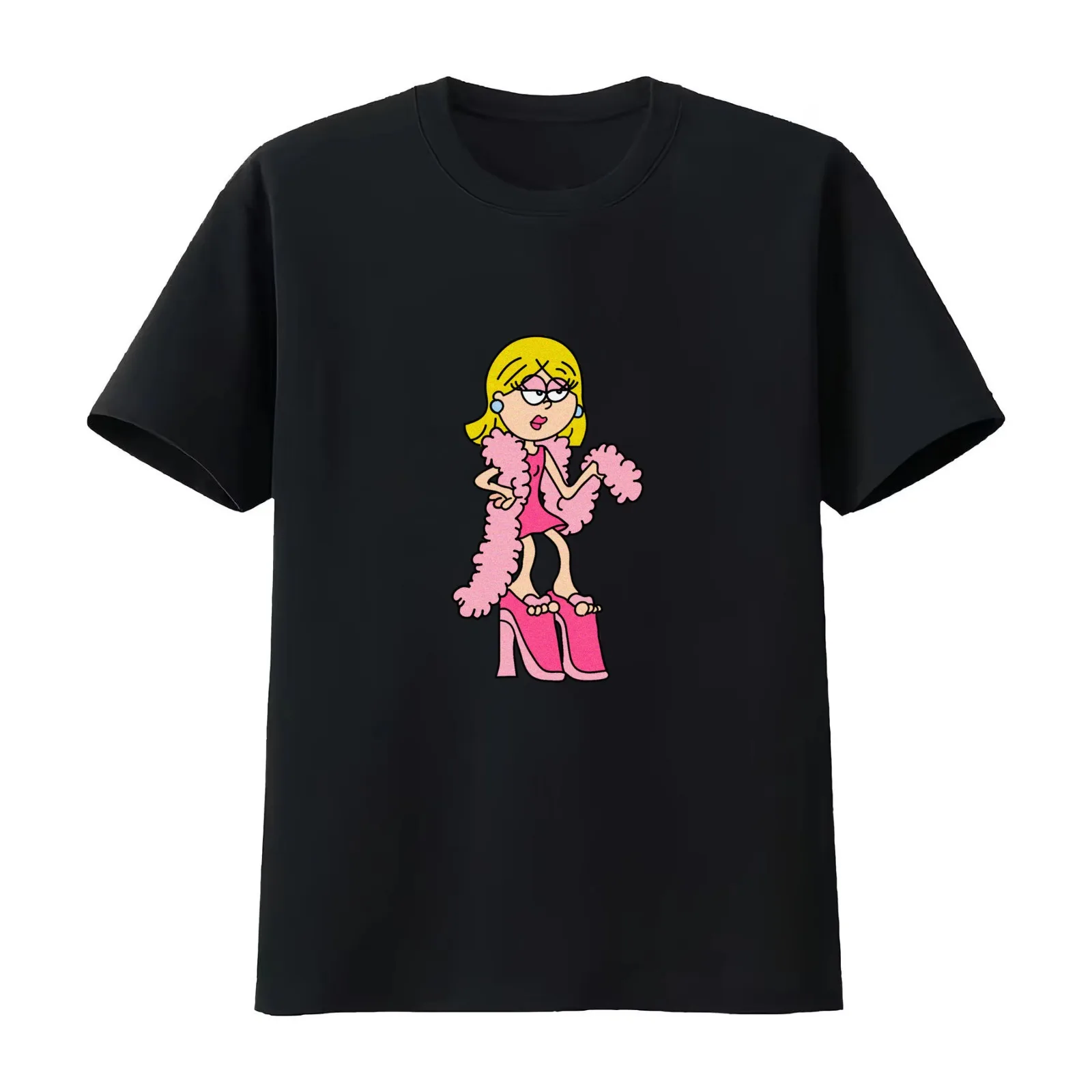 lizzie mcguire fashion T-Shirt Summer Casual Cotton Tee Oversized Streetwear Tops Vintage Graphic Print Unisex Men Women