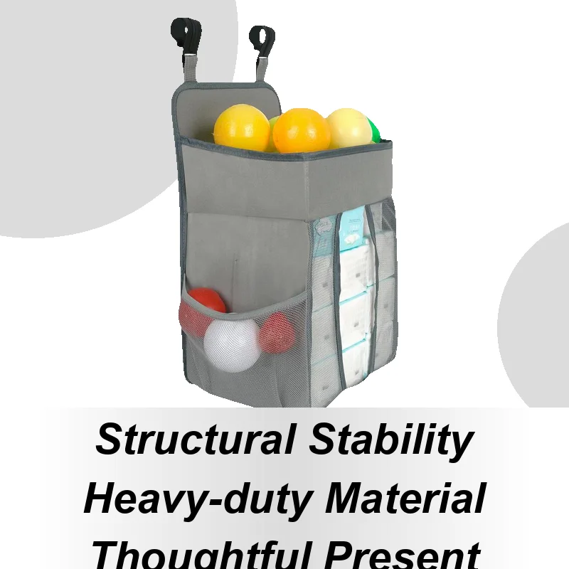 Diaper Storage Organizer Wall Mounted Nappy Storage Multifunctional Hangable Diaper Organizer For Dormitory RV Travel Changing