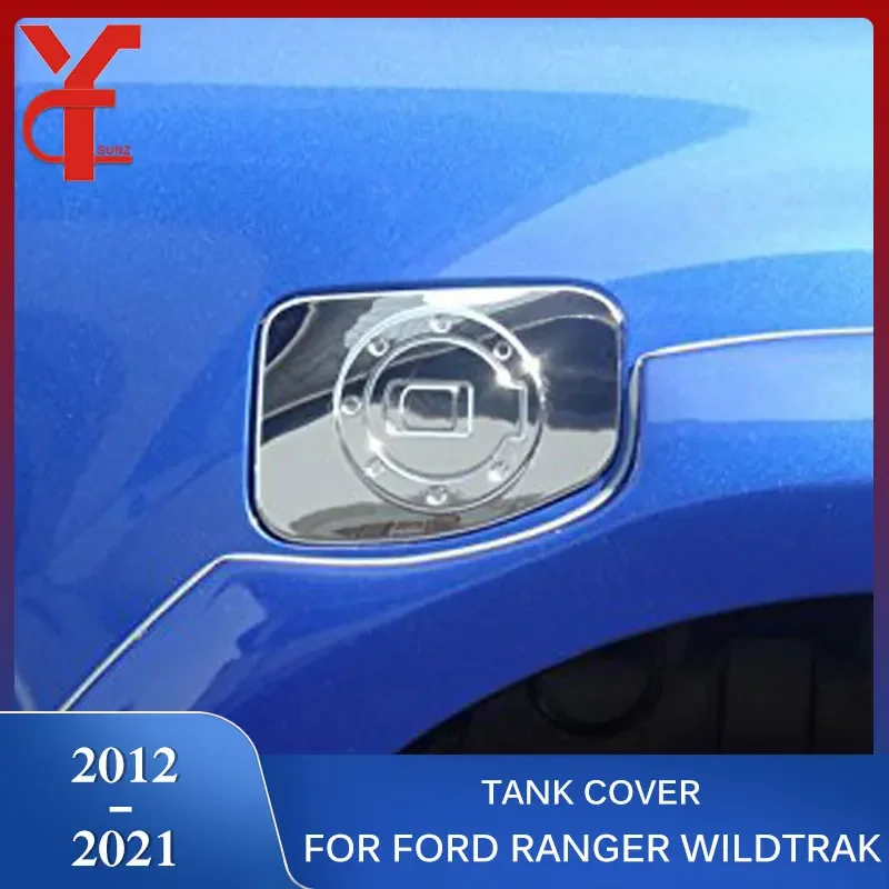 Fuel Tank Cap Cover Accessories For Ford Ranger Wildtrak 2012 2013 2014 2015 2016 2017 2018 2019 2020 2021 T6 T7 T8 Double Cabin