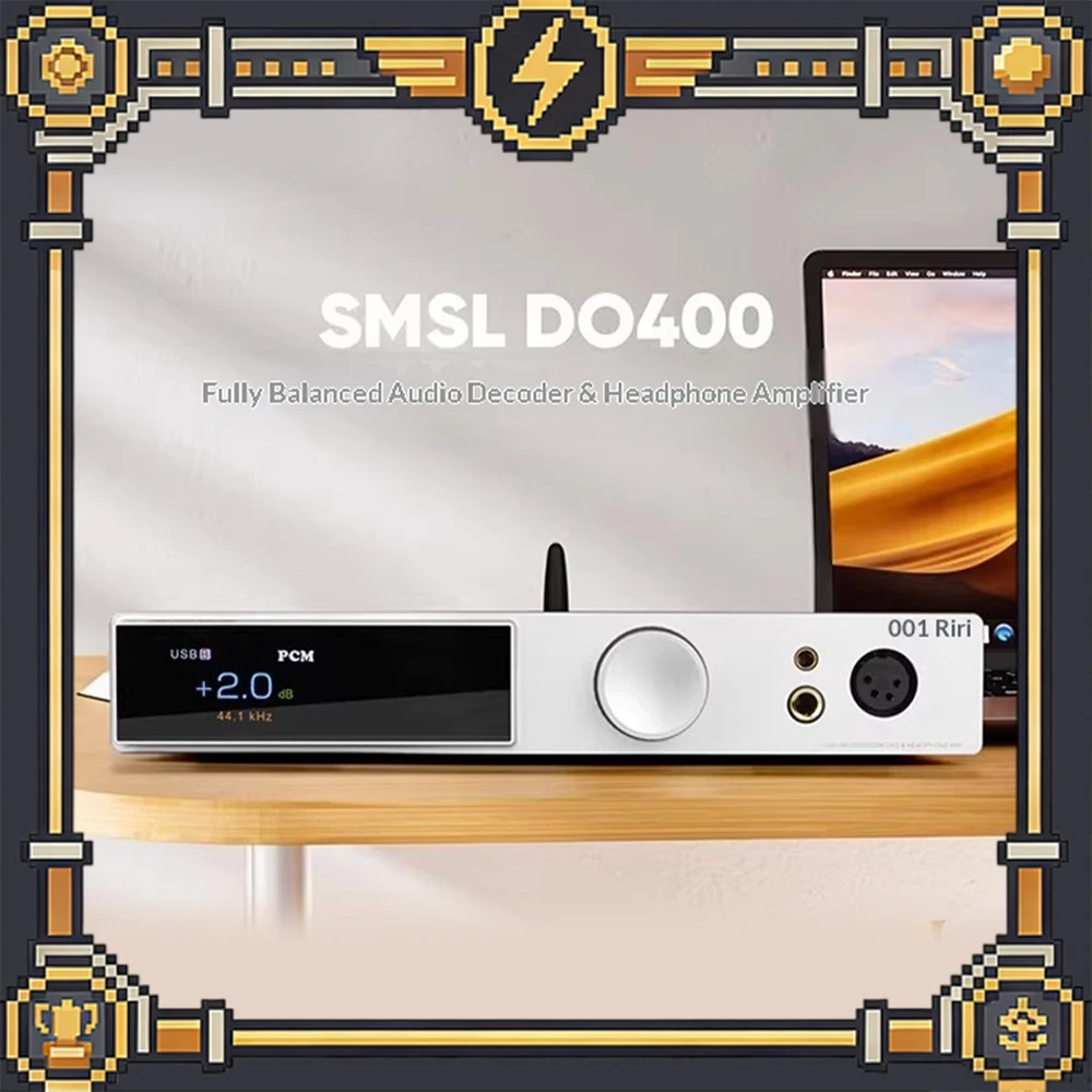 

Аудиодекодер SMSL DO400 с чипом ES9039MSPRO, поддержка USB, Bluetooth и оптического волокна, в подарок